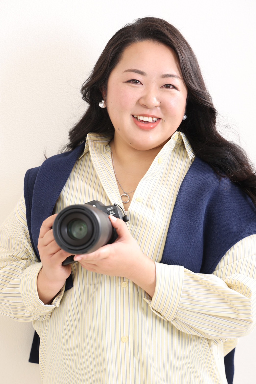 南絵里加 撮影中の様子
